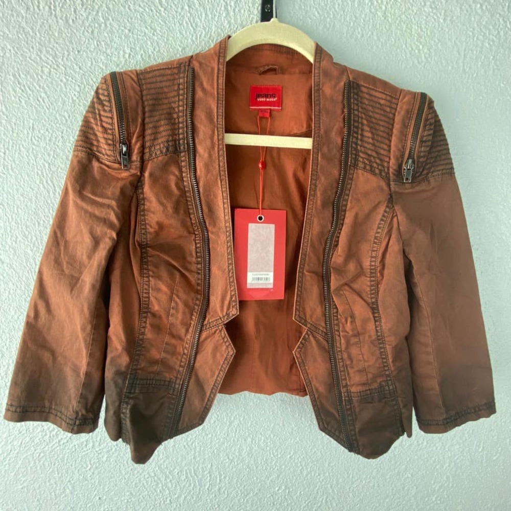 Vero Moda Jeans Sz M/6 Brown Bolero Jacket. Final price!!